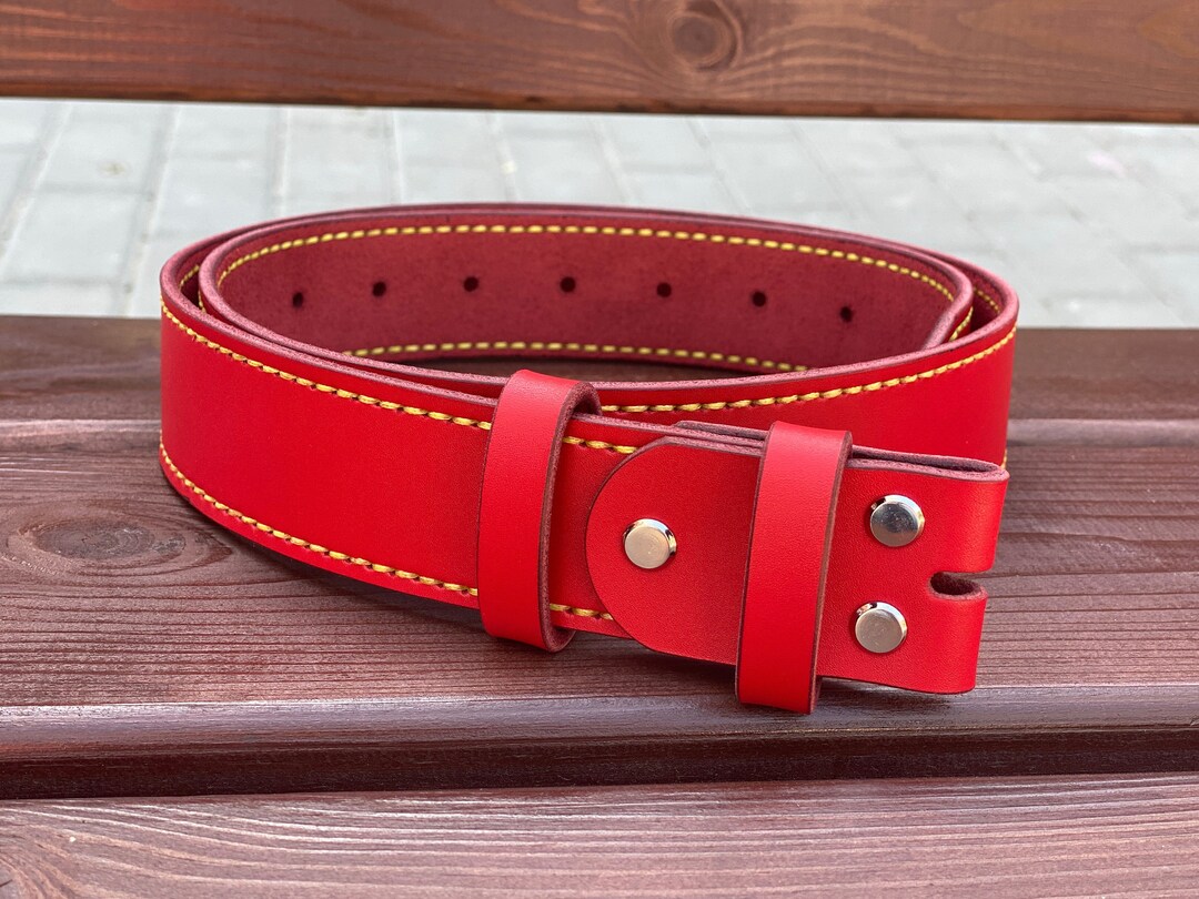 Personalized Leather Belt Without Buckle Replacement Strip Etsy Ireland