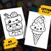 50 Kawaii Foods Printable Coloring Pages (PDF) for Kids, Toddlers ...