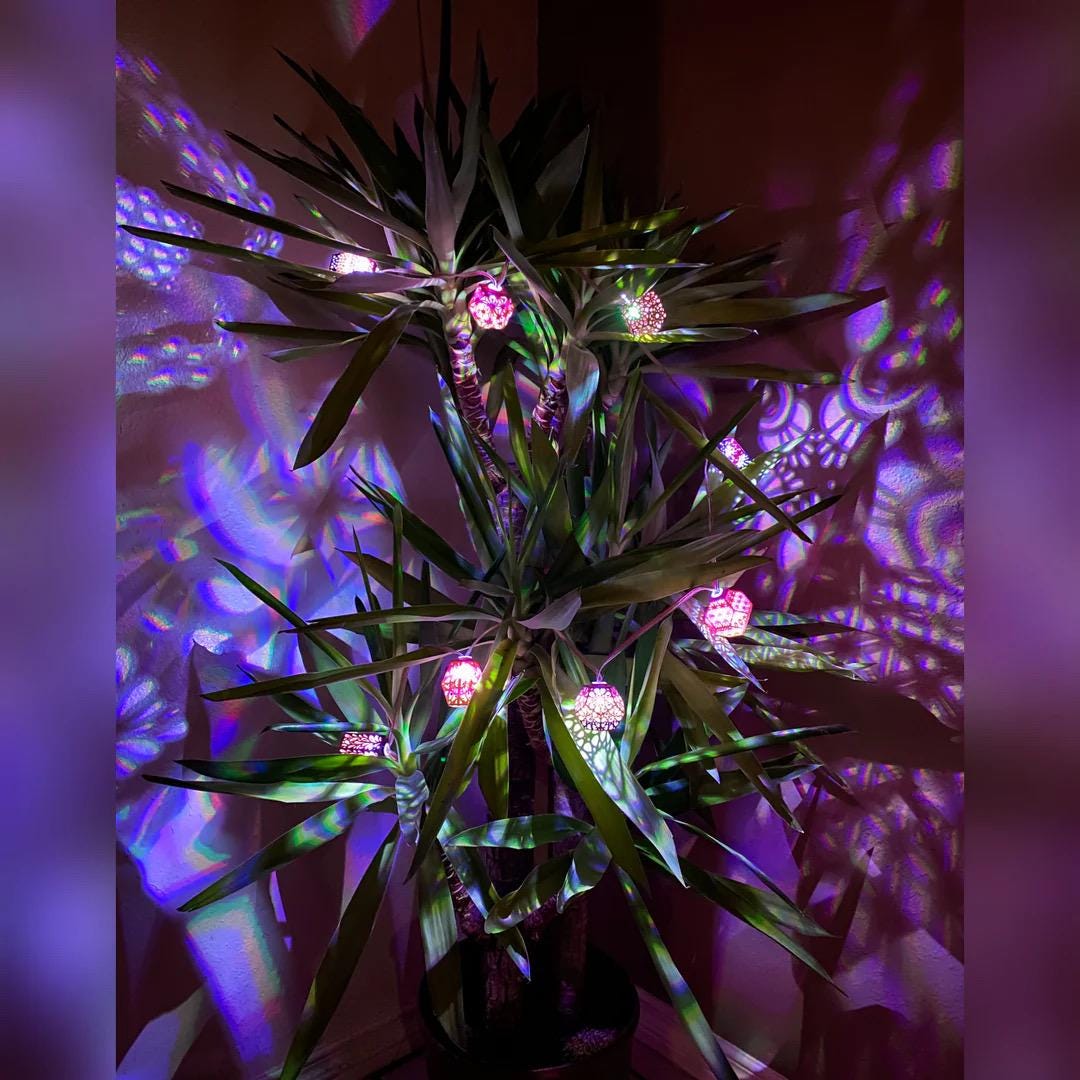 Stringgeo || Geometric LED Shadow String Lights - Etsy