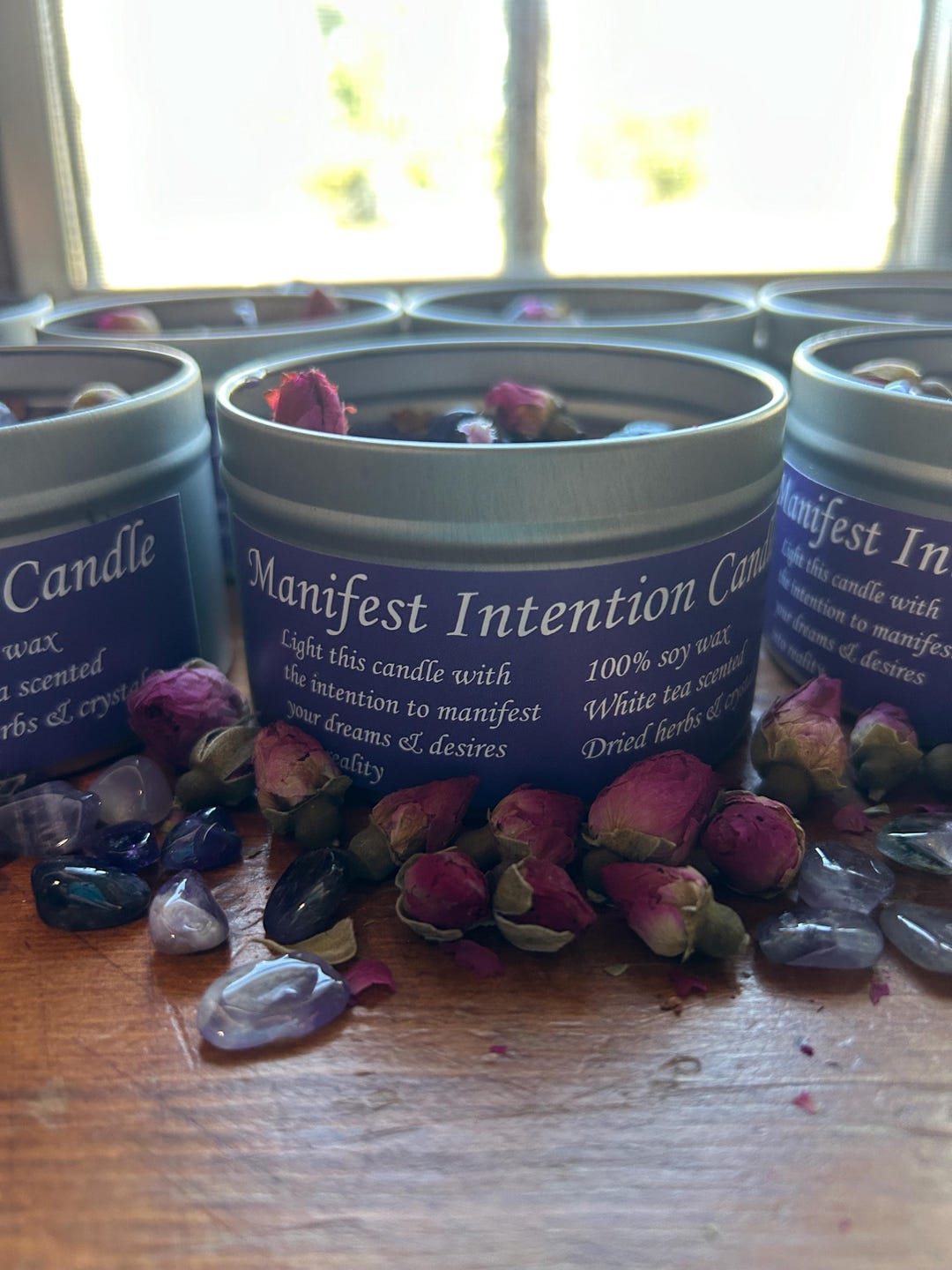 Manifest Intention Candles | Herbal Intention Candle | Manifestation ...