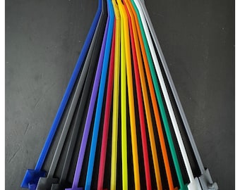 Hot Wheels Diecast Wall Display Hangers | PETG Material, 35 Colors (20 Pack)