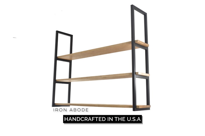 CeilingMounted Floating Shelf Brackets in Black Brass or Etsy