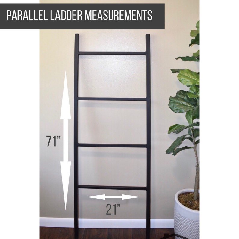 71 Tall Display Ladder Rack Iron Metal Blanket Ladder Etsy