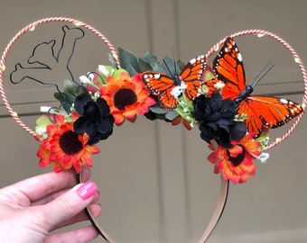 Tigger Floral Mouse Ears