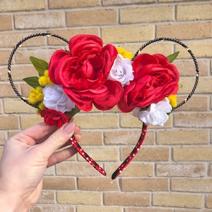 Minnie Floral Wire Mouse Ears