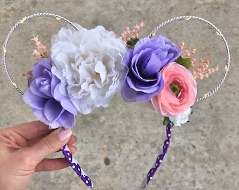 Daisy Duck Reversible Floral Wire Mouse Ears
