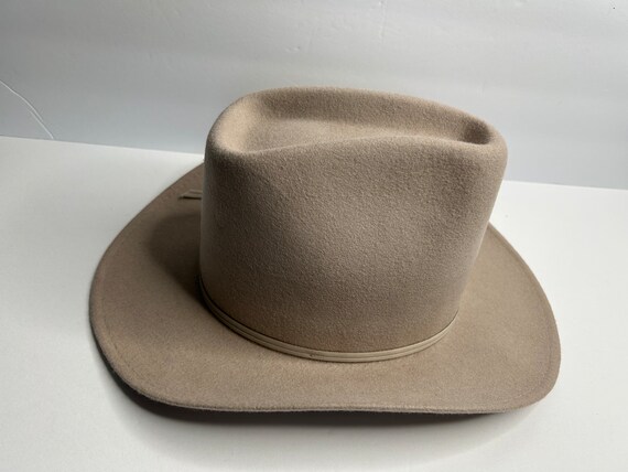 Vtg Rockmount Ranch Wear Beige Cowboy / Cowgirl H… - image 3