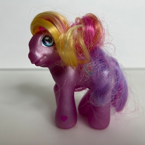 Vtg G3 My Little Pony Pink Sunsparkle / Vintage 2002 MLP / G3 baby pony brushable hair