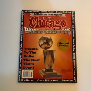 Gold Collectors Series Magazine 1996 Chicago World Champions Limited Edition magazine