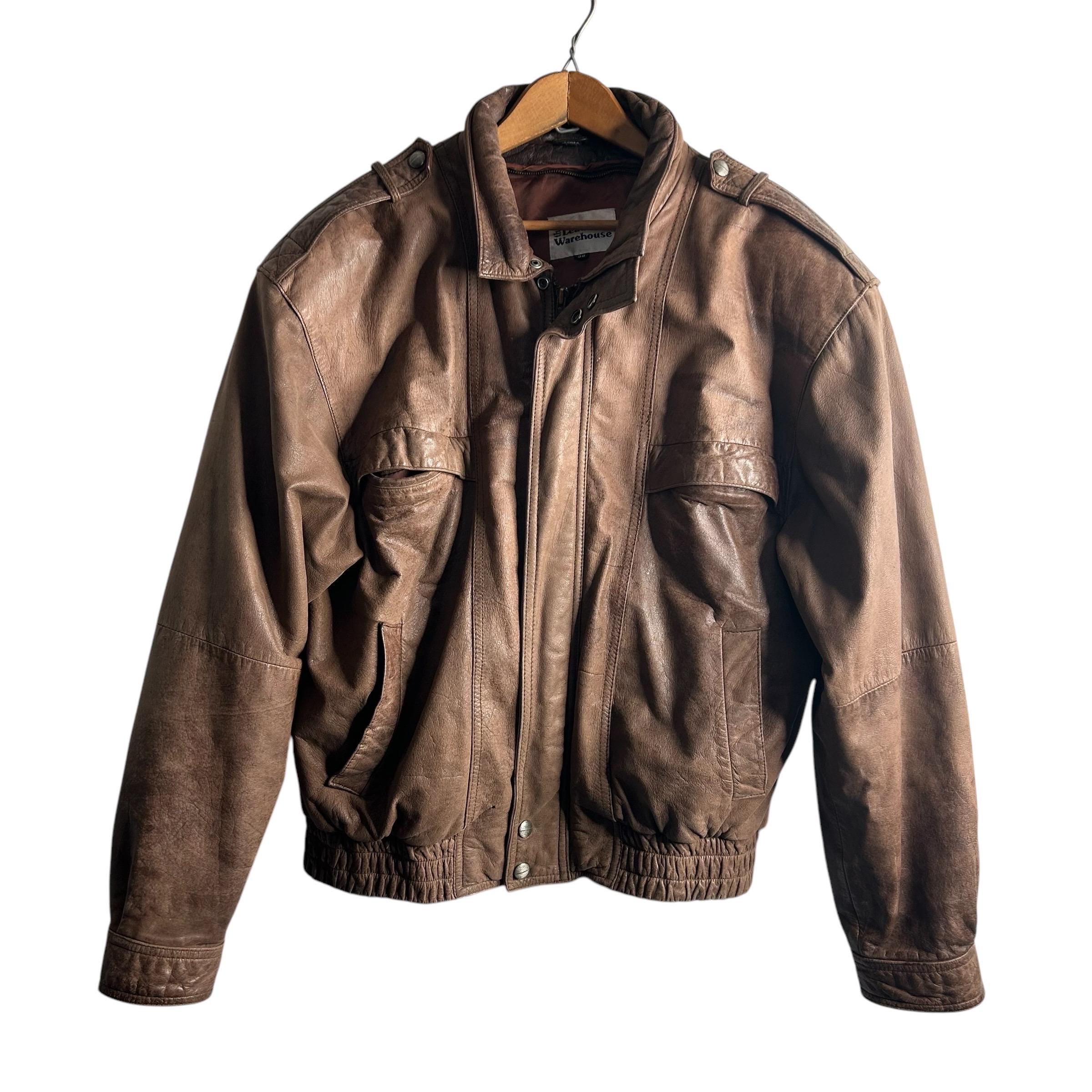 Made in Korea Leather Jacket - Etsy