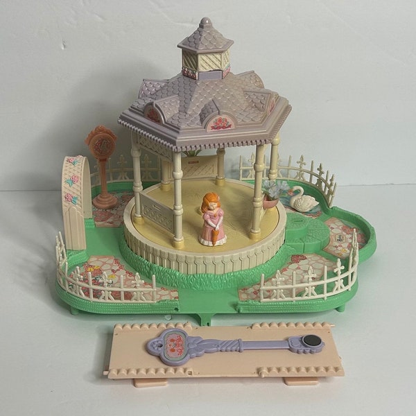 1988 Precious Places Twirling Melody Gazebo Still Works! (Incomplete) Fisher Price Spinning Gazebo /  vintage toys / 80s nostalgia