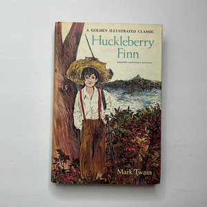 Huckleberry Finn, Mark Twain 1965 Hardcover / American literature / vintage books