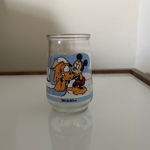 Mickey & Pluto Welch’s juice glass