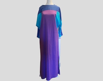 Vintage NWT 1980s colorblock dress