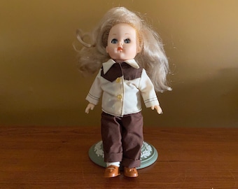 1984 / 1985 Vogue Ginny Doll in western / cowgirl outfit / 1980s vintage doll
