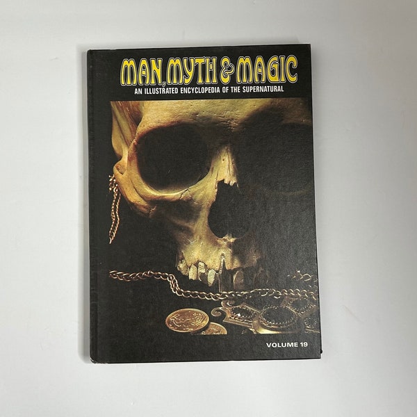 Man, Myth, Magic vol 19 / supernatural book / copyright 1970 ***has flaw / vintage book / spiritualism