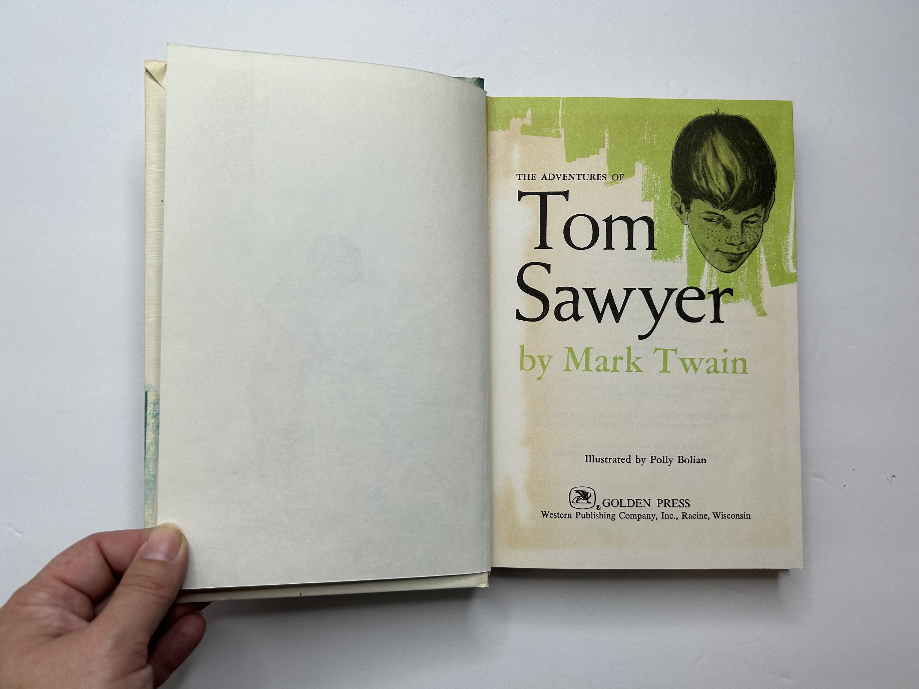 The Adventures of Tom Sawyer, Mark Twain 1965 Hardcover / American ...