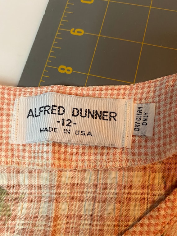 Vintage 90s NWT Alfred Dunner pink plaid and flor… - image 9