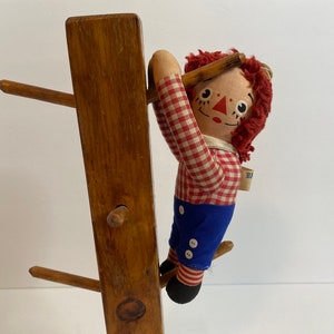 Vintage 8” Raggedy Andy Knickerbocker doll