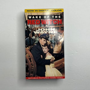 Wake Of The Red Witch starring John Wayne and Gail Russell VHS cassette tape, 1990  / vintage VHS / now playing