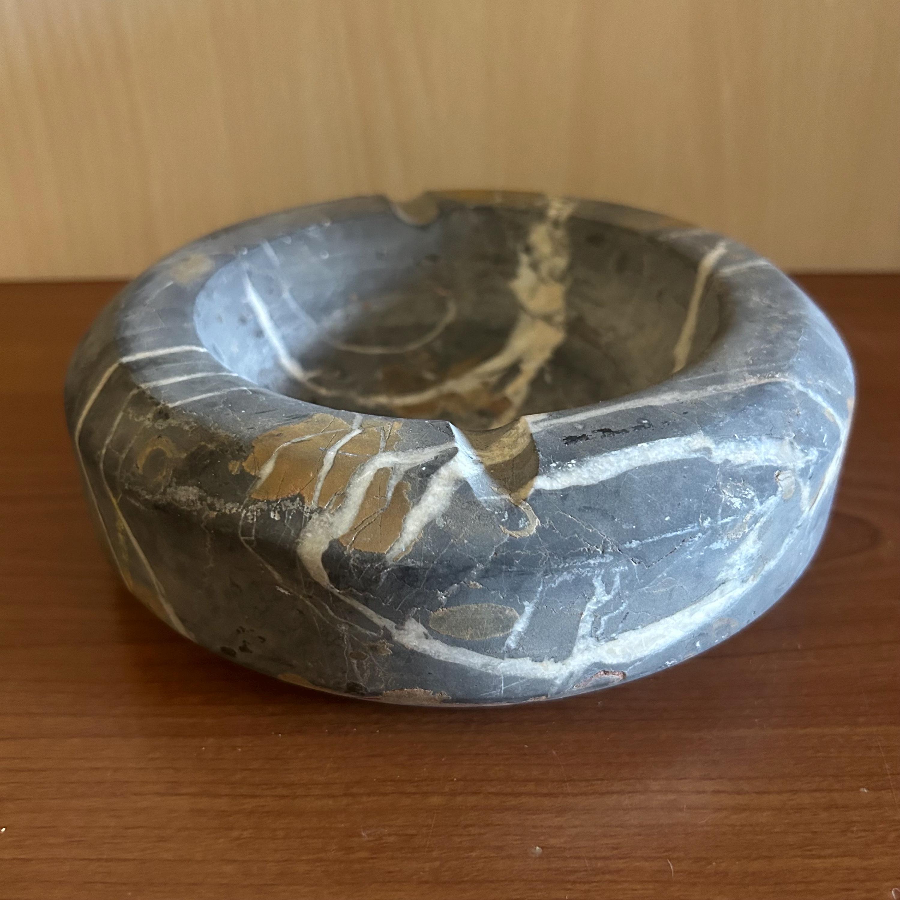 Vintage Marble Ashtray - Etsy