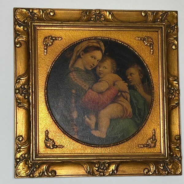 Raphael Madonna of the Chair - Etsy