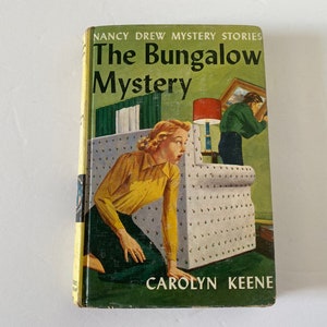 Nancy Drew Mystery Stories - The Bungalow Mystery - hardcover 1960 / vintage mystery book