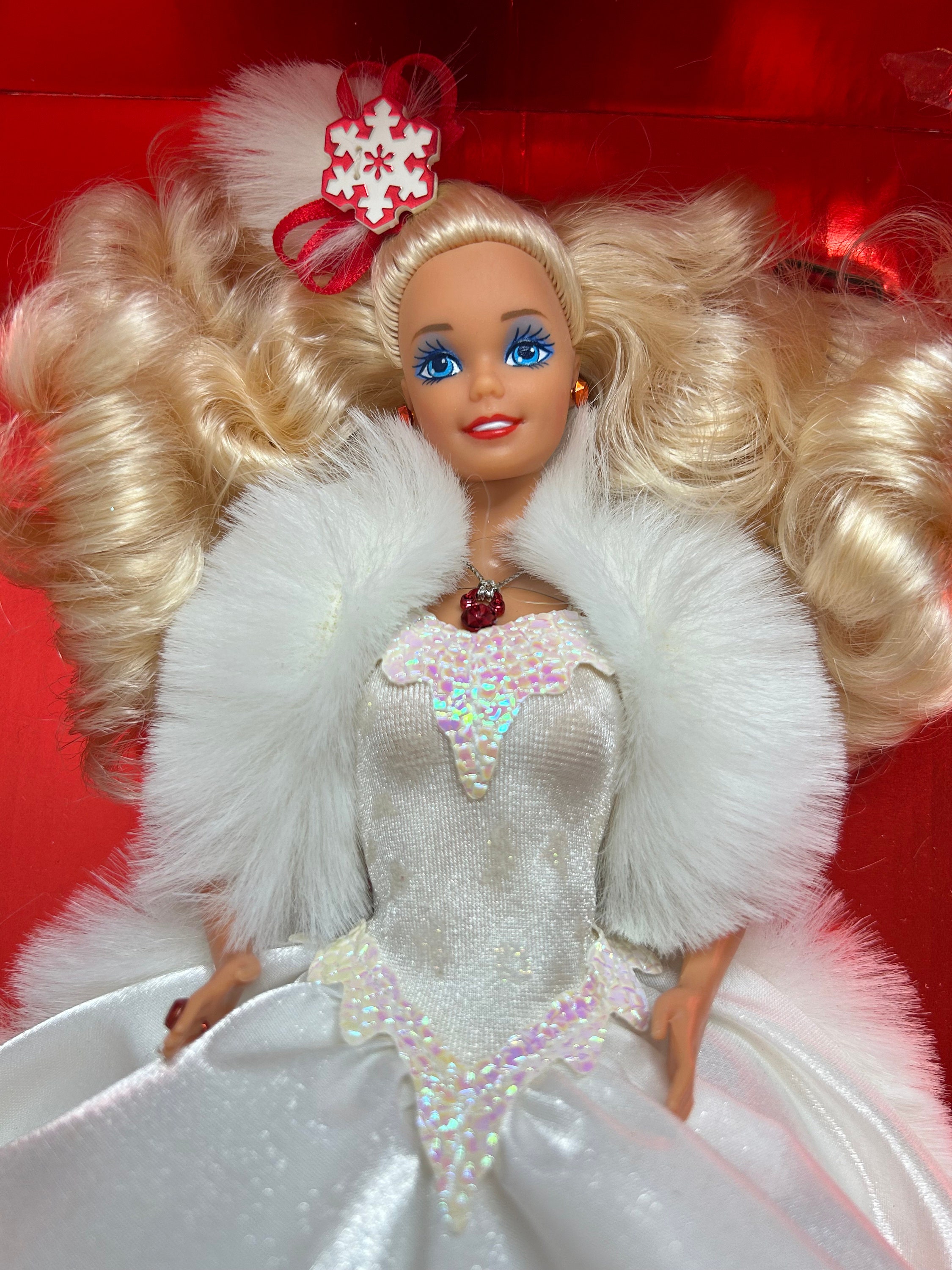 1989 Happy Holidays Barbie / Special Edition Barbie Doll / - Etsy