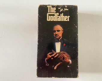 The Godfather, 1987 VHS original release / iconic movies / vintage VHS / gifts under ten / double tape set