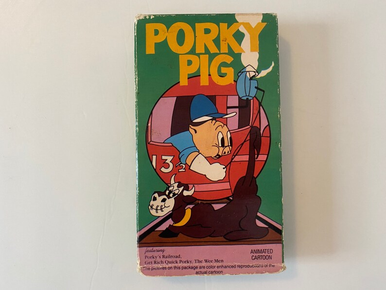 Porkys Railroad 1989 VHS Porky Pig Vintage VHS Etsy