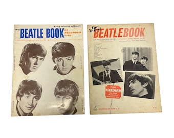 Vintage 1960s The Beatles The Beatle Book Songbooks / Lyrics / Sheet / Souvenir Song Album / Beatlemania