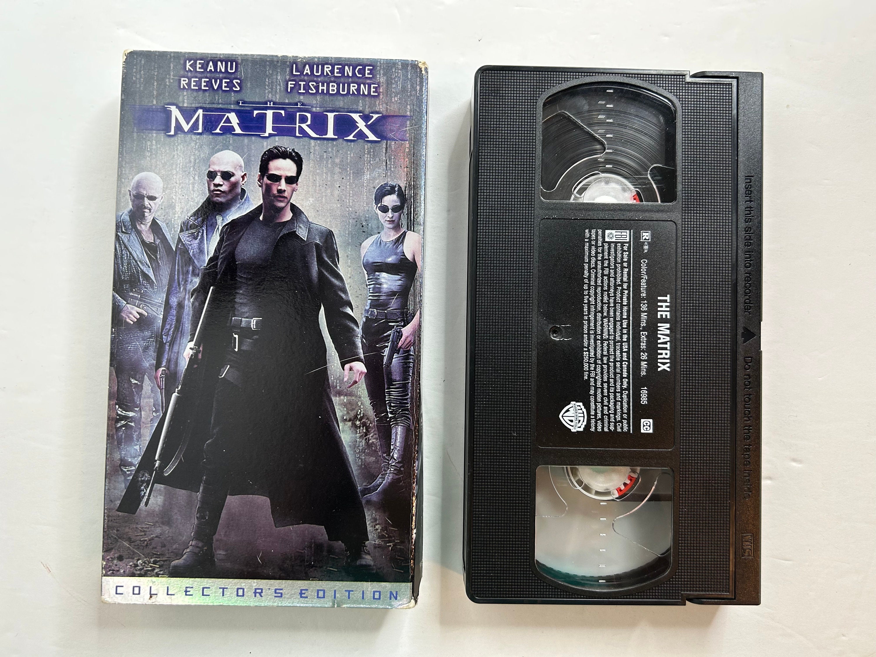 【VHS　ビデオ】映画『マトリックス』 The Matrix (VHS, 1999, Collectors Edition) for sale online