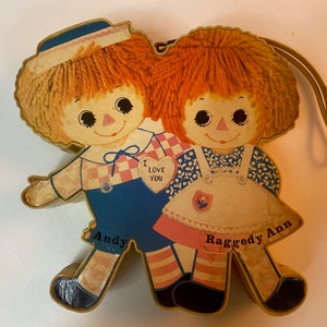 Vintage 1973 Raggedy Ann & Andy Transistor Radio The Bobbs Merrill Co.