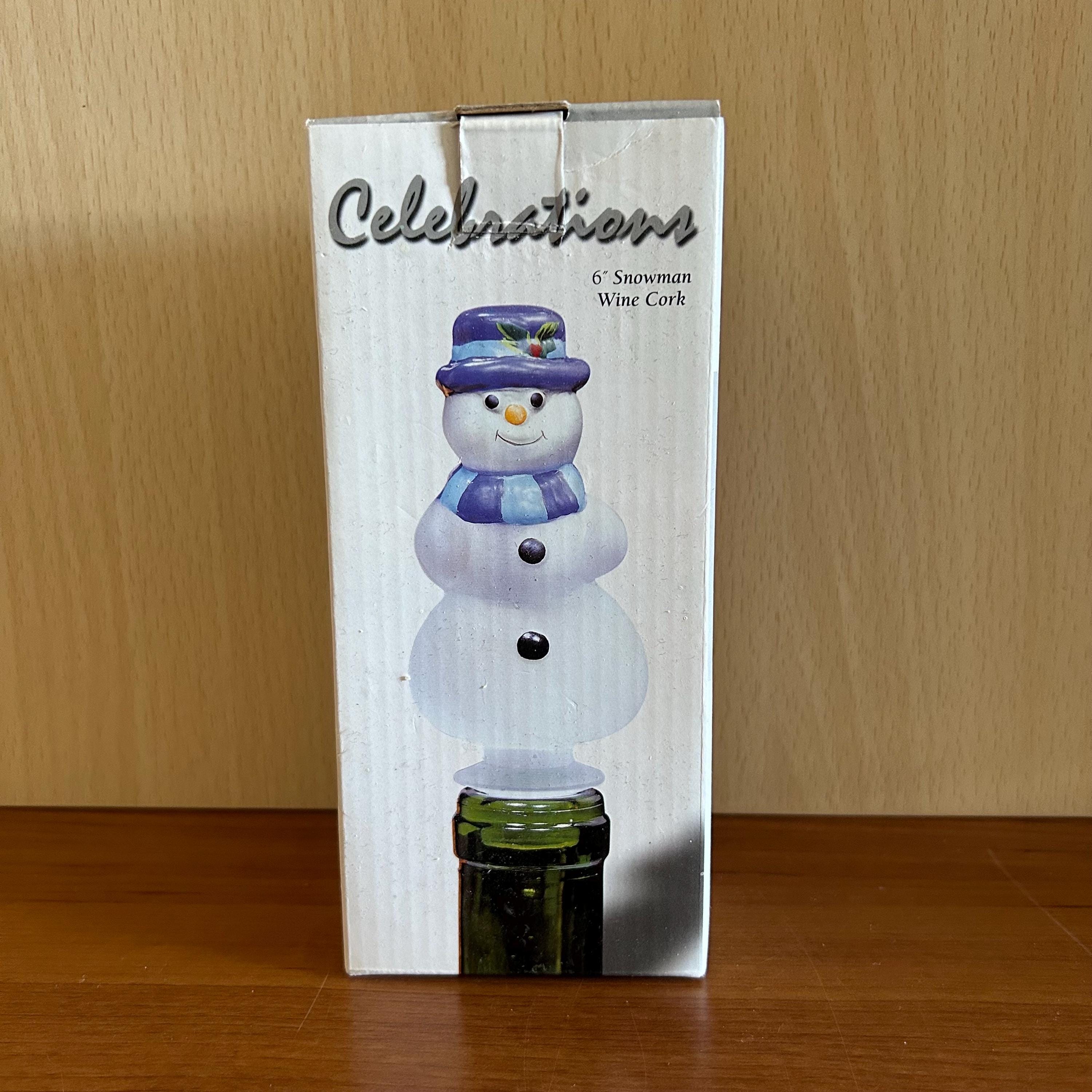 Hand Painted Snowman Bottles - Etsy VTG Hand-Painted Glass Bottle 12\