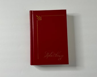 Secret Windows Stephen King Library Edition Red Leather Hardcover, 2000 / horror fiction book / vintage books / bookshelf wealth