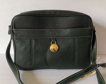 Vintage NWT green rectangular crossbody shoulder bag