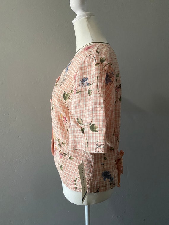 Vintage 90s NWT Alfred Dunner pink plaid and flor… - image 4