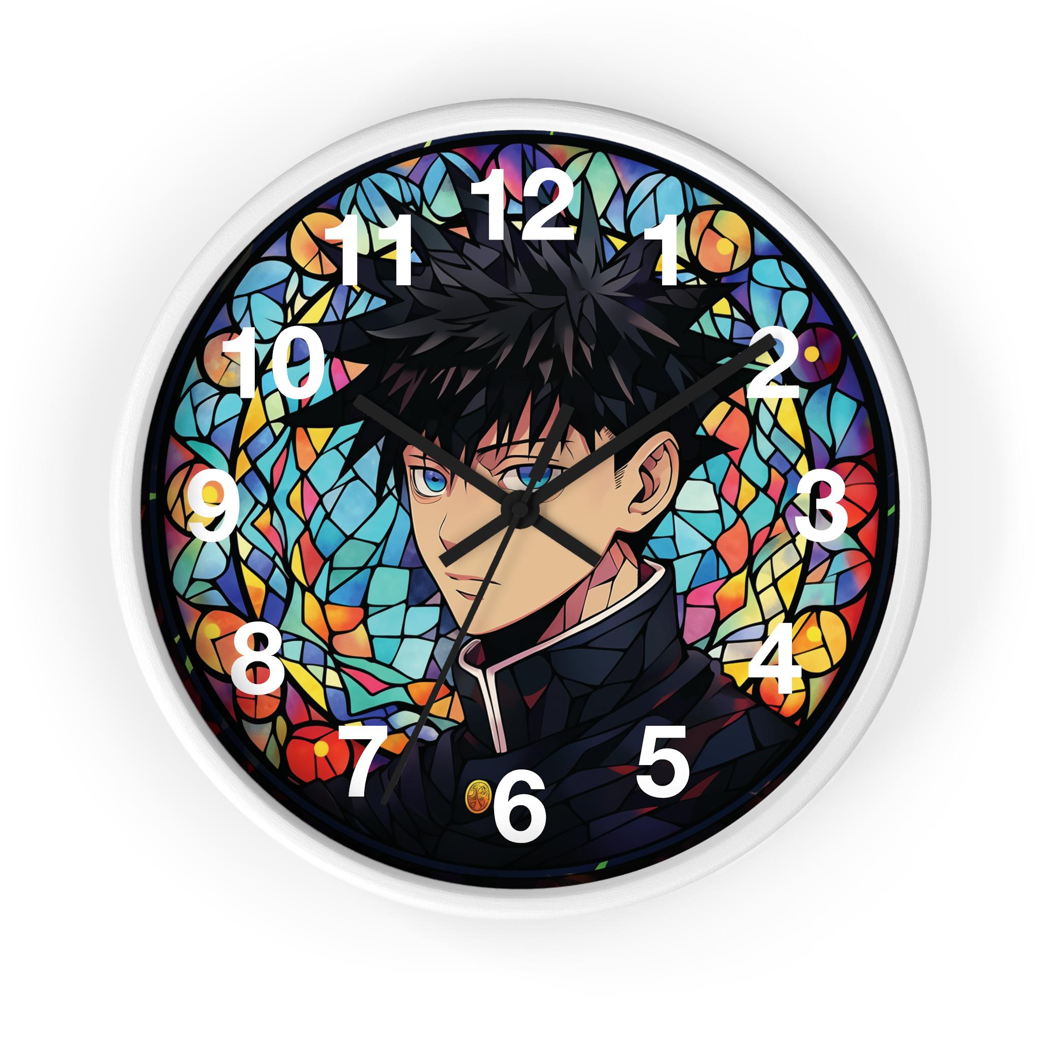 Anime Wall Clock Megumi, Japanese Anime Clock, Manga Decor, Otaku Gift ...