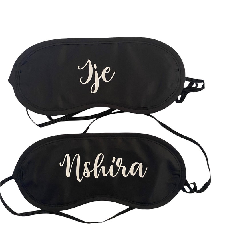 Personalised Sleep Mask. Eye Masks. Great for Sleepover Etsy UK