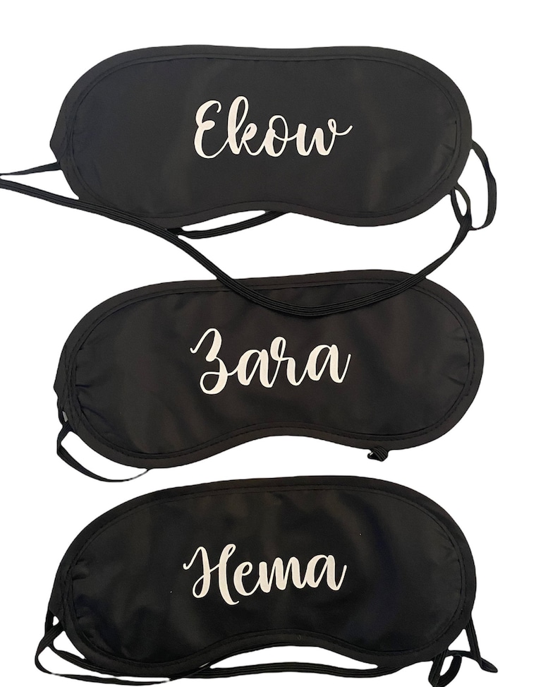 Personalised Sleep Mask. Eye Masks. Great for Sleepover Etsy UK