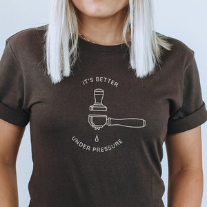 Espresso Shirt, Coffee Maker Shirt, Coffee Shirt, Coffee Lover Shirt, Coffee Machines Shirt, Gift for Coffee Lover, Barista Shirt