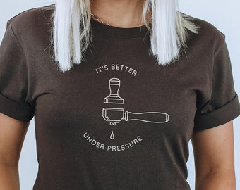 Espresso Machine Shirt: Coffee Lover Gift, Barista Tee
