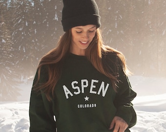 Vintage Aspen Colorado Sweatshirt: Rustic Style
