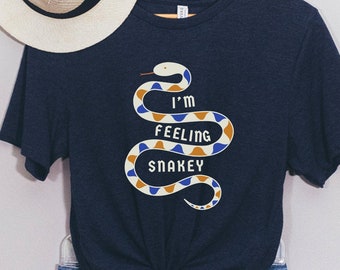 Feeling Snakey T-Shirt: Reptile Lover Gift