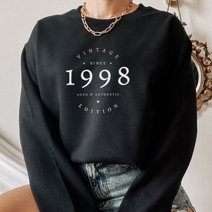 26th birthday shirt, 1998 Sweatshirt, 1998 Sweater