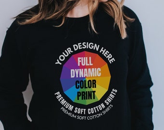 Personalized Design Sweatshirt: Custom Image or Text