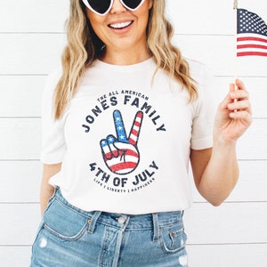 Matching 4th of July Family Shirts: USA Patriotic Outfits