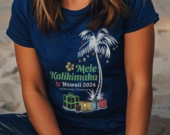 Mele Kalikimaka Shirt: Aloha Hawaiian Christmas Unisex Tee