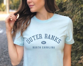 Outer Banks North Carolina Shirt: OBX Soft Cotton Tee
