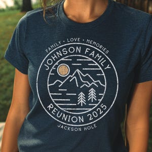 Matching Family Camping Trip Shirt: Custom Mountain Vacation